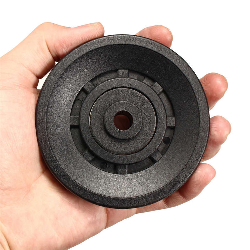 90mm Universal Nylon Bearing Pulley Wheels Cable For Gym Fitness Equipment Parts