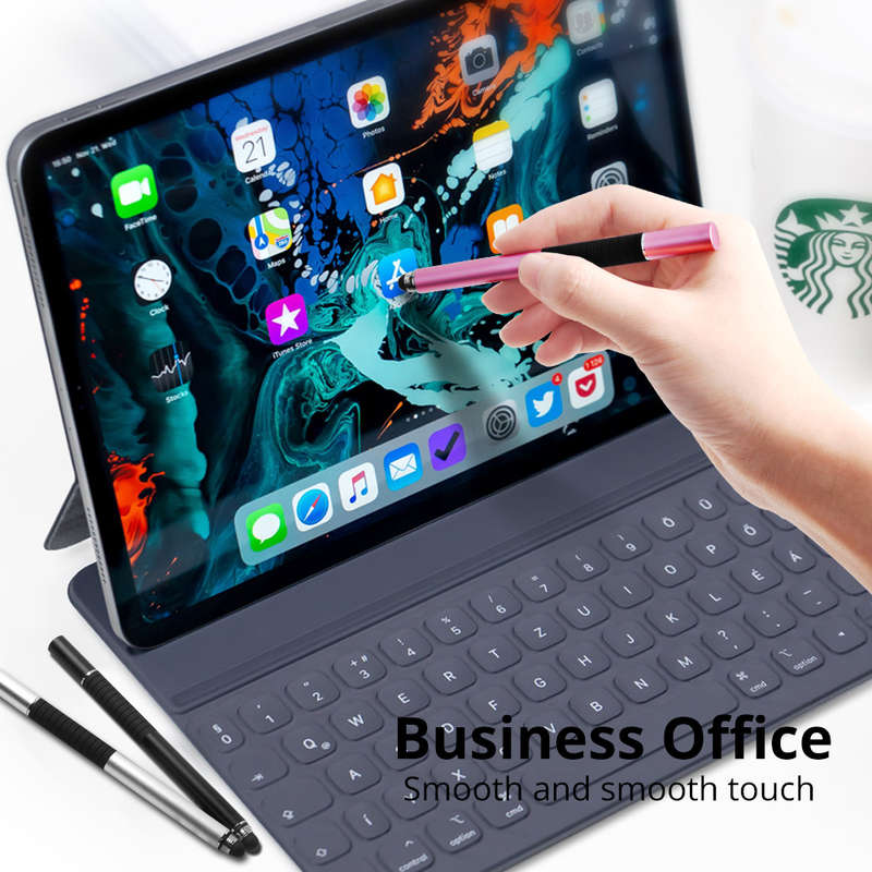 FONKEN Stylus Pen Universal 2 In 1 High Sensitive Double-Headed Capacitive Pen Touch Screen Stylus D