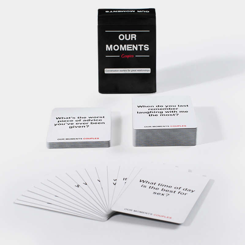***LOCAL STOCK***Our Moments Couples Card Conversation Starters for Great Relationships Solitair