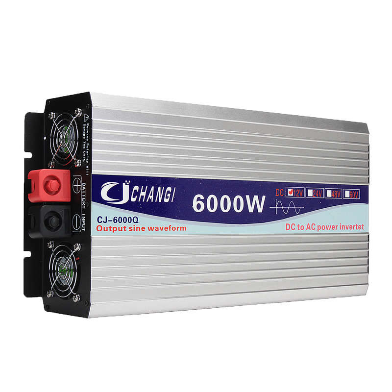 Intelligent Screen Pure Sine Wave Power Inverter 12V/24V To 220V 3000W/4000W/5000W/ (Watt 24V 3000W)