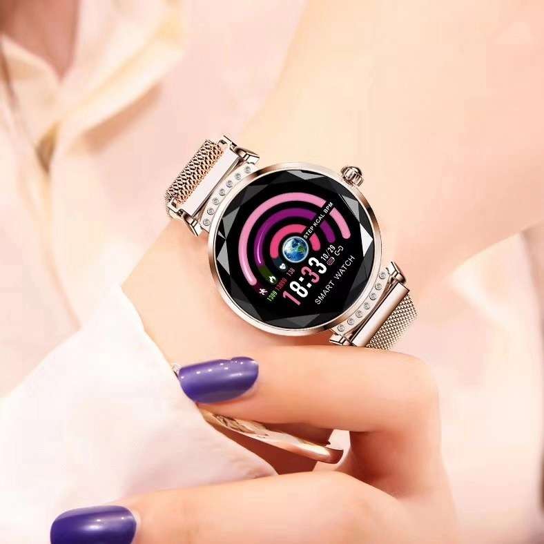 Bakeey H2 3D Dial Case UI Display Women Bracelet Watch Heart Rate Blood Pressure Monitor Smart Watch