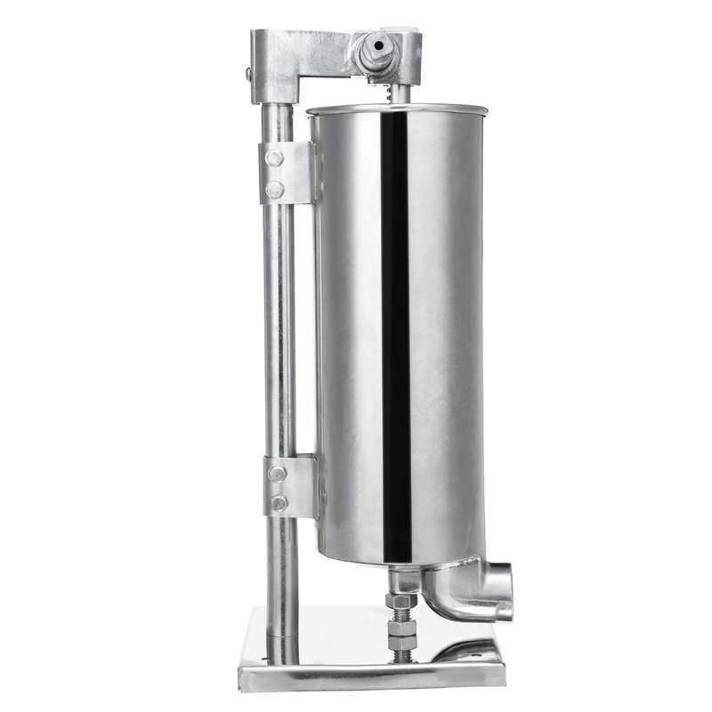 New Vertical Sucker 4L Stainless Steel Sausage Filler Sausage Maker Sausage Syringe Meat Tool