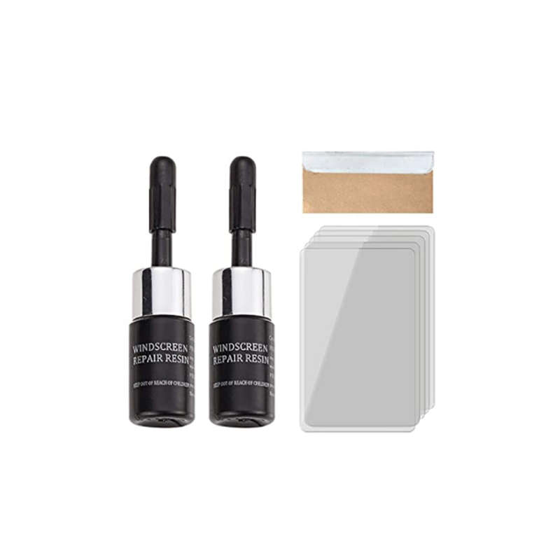 2Pcs Automotive Glass Nano Repair Fluid With Repair Paper Replacement Accessories