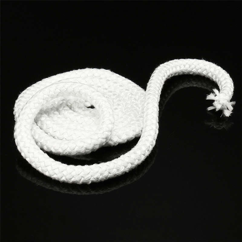 2M 12.7mm Wood Fire Stove And Heater Rope Seal Fibreglass Fiber Cloth Rope