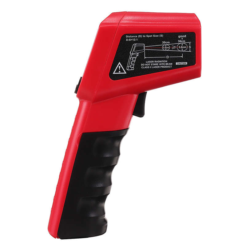 Non Contact -50~380/550 Laser LCD Display Digital Temperature Thermometer (Type A)