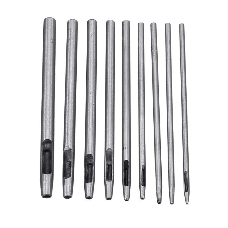 29PCS/Set Leather Craft Hand Tools Kit Thread Awl Waxed Thimble Kit For Hand Stitching Sewing T