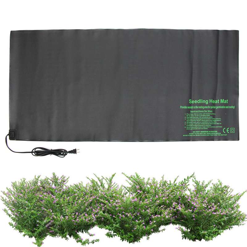 110V/220V 121X52cm Seedling Heat Mat Seeds Starter Germination Propagation Clone (Plug 220V EU Plug)