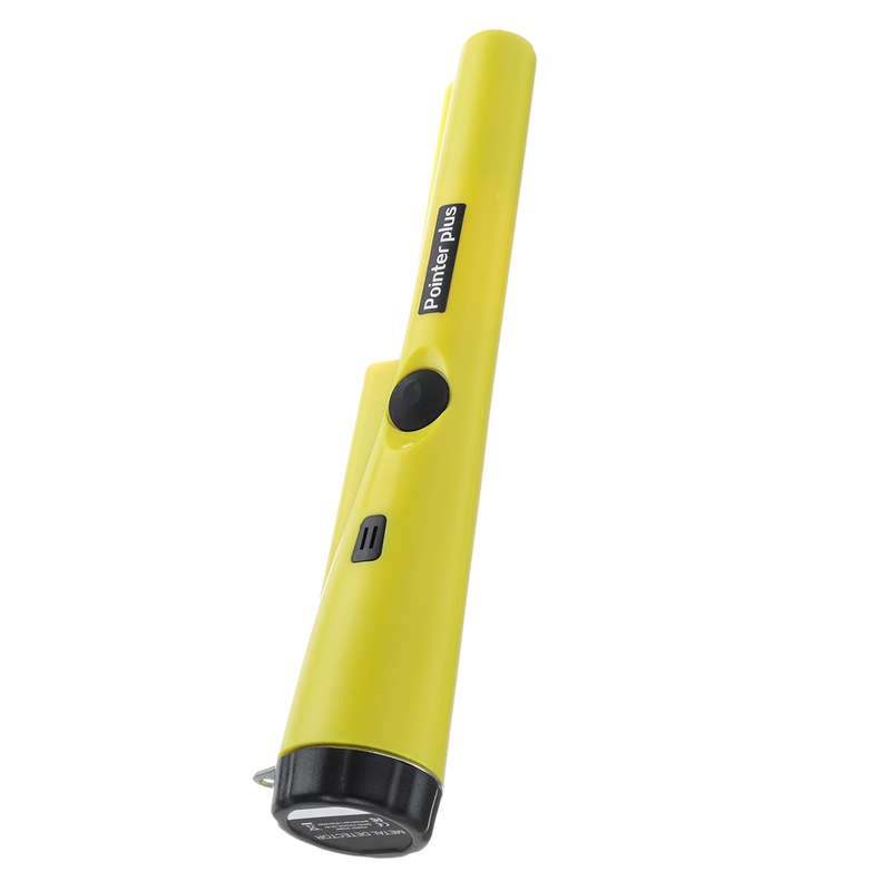 Metal Detector Pinpointing Digger Garden Detecting Waterproof Black/ Yellow (Color Black)