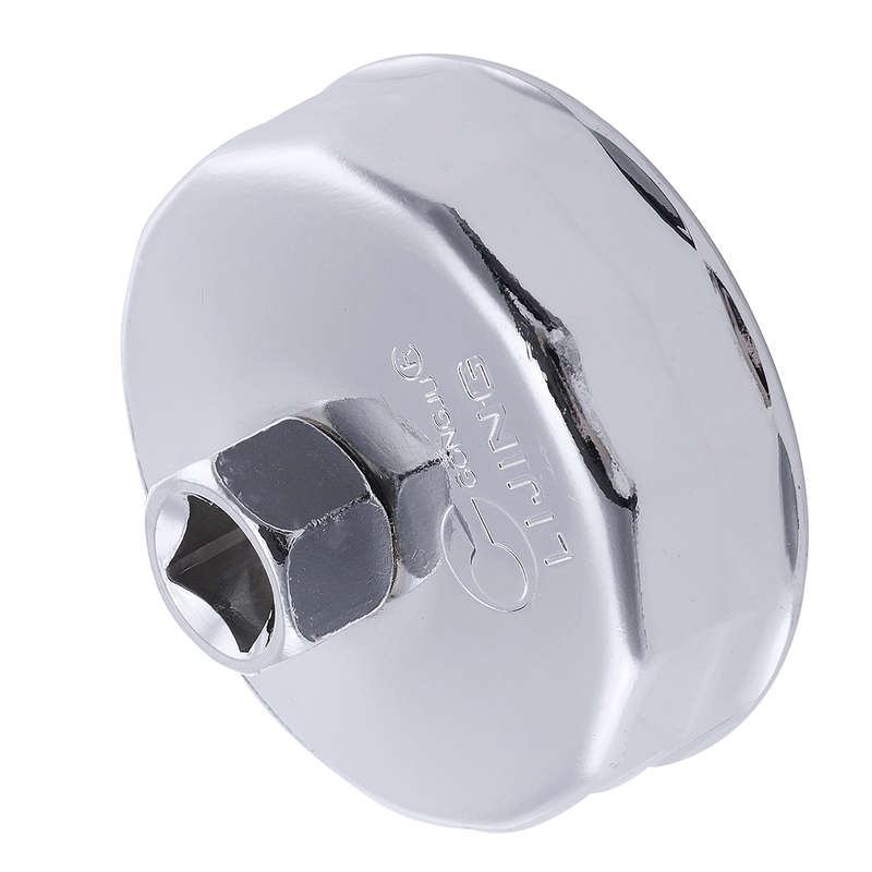 74Mm 14 Flutes Oil Filter Socket Wrench Cup Cap Removal Tool For Audi Toyota Vw