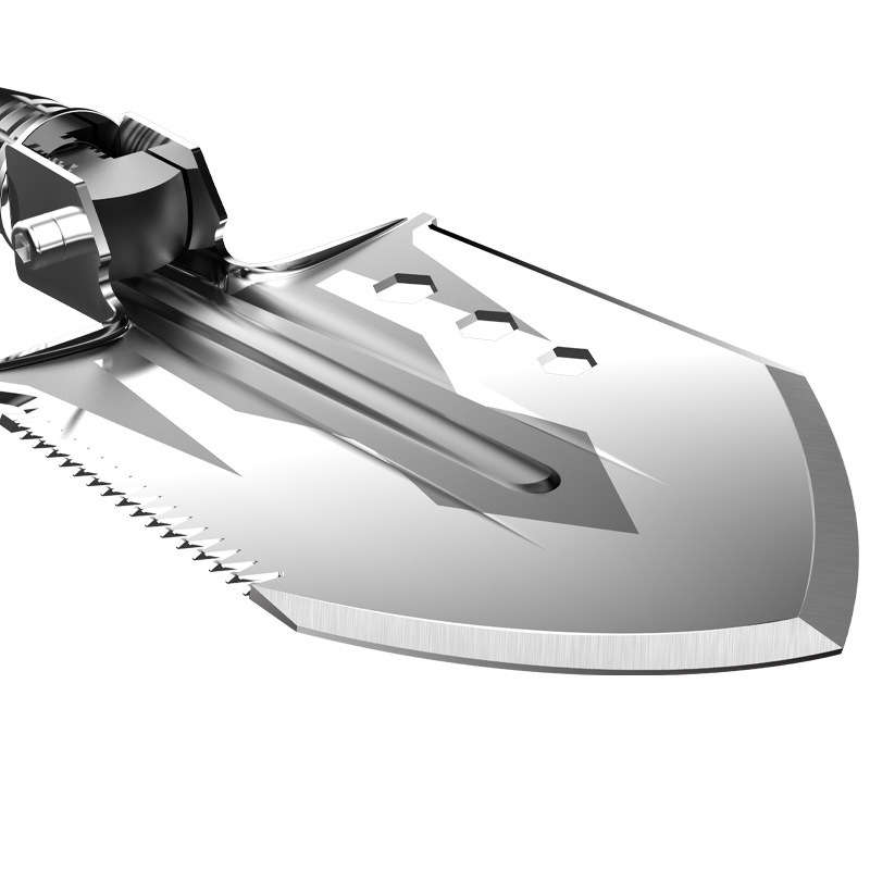 New IPRee 8 In 1 Folding Camping Shovel Outdoor Safety Survival Emergency Spade