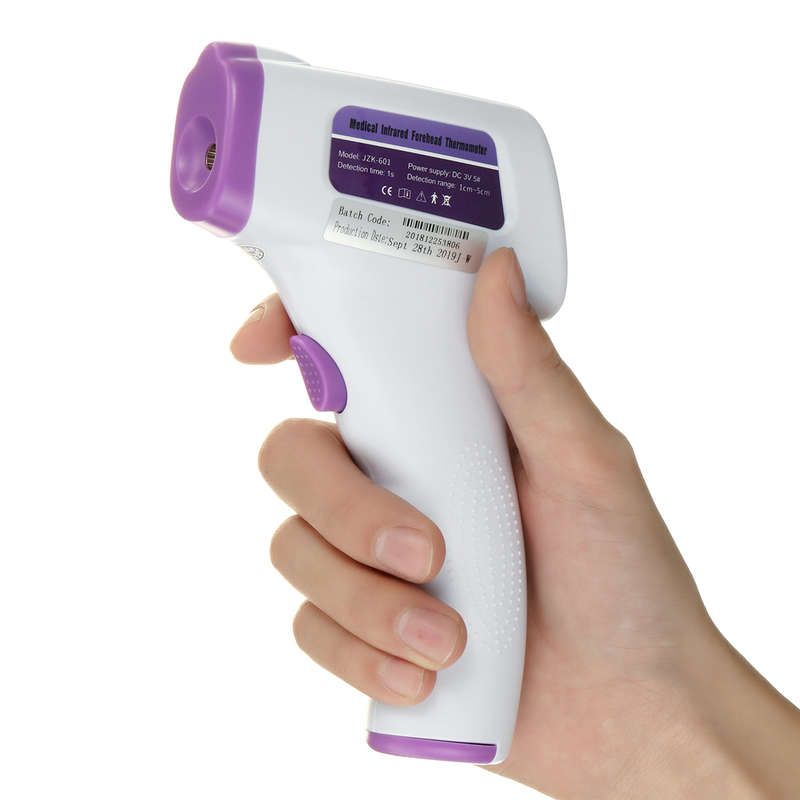 Infrared Thermometer Baby Non Contact Digital Forehead Household Thermometer (Color Green)