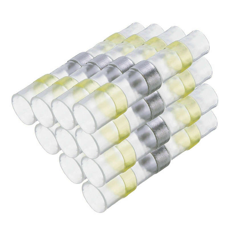 300Pcs Waterproof Heat Shrink Butt Terminals Solder Seal Sleeve Wire Connector
