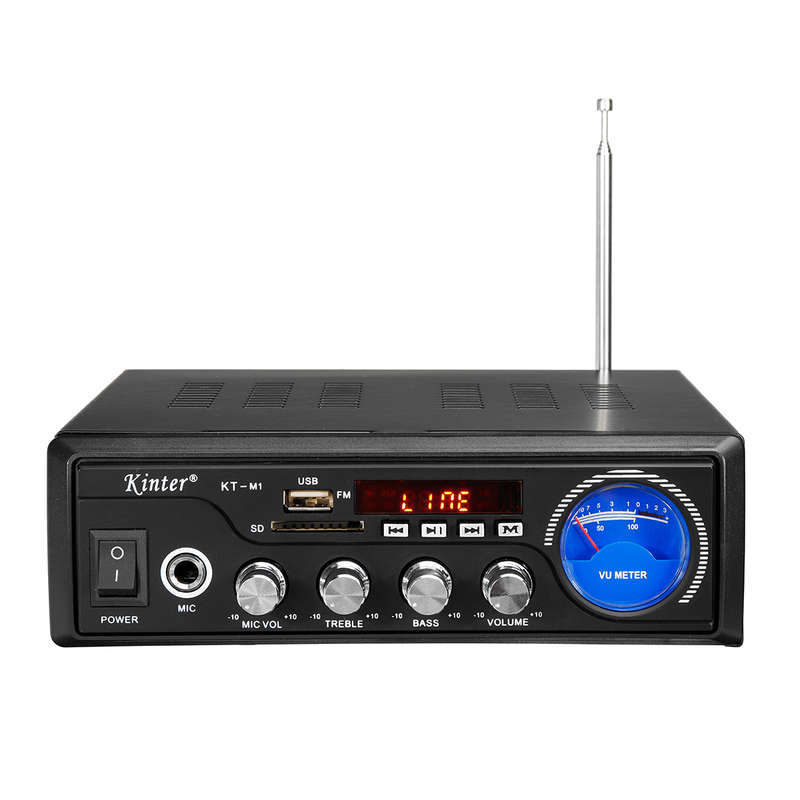 Kinter M1 60W Power Amplifier HIFI bluetooth Audio AMP with Remote Co (Plug EU Plug) - Free Shipping