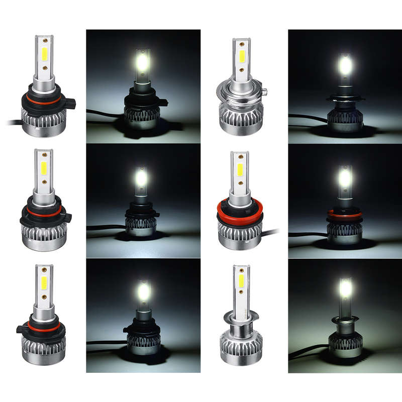 TXVSO8 G1 COB LED Car Headlights Bulbs H7 H11 H1 9012 9006 9005 Fog Lights 110W 20000LM 6000K