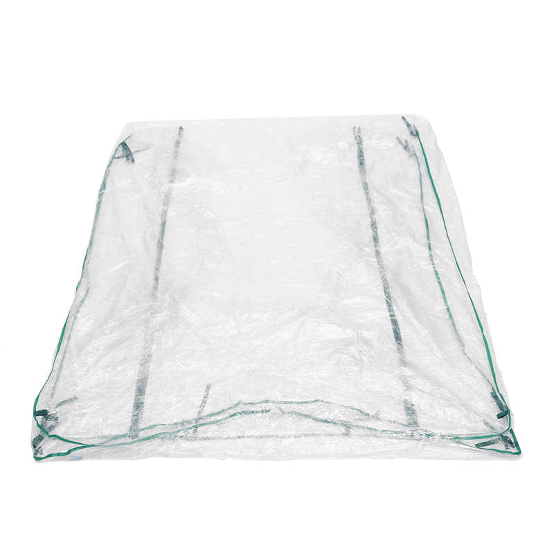 3-Tier Portable Greenhouse 6 Shelves PVC Cover Garden Cover Plants Flower House 143X143X195cm
