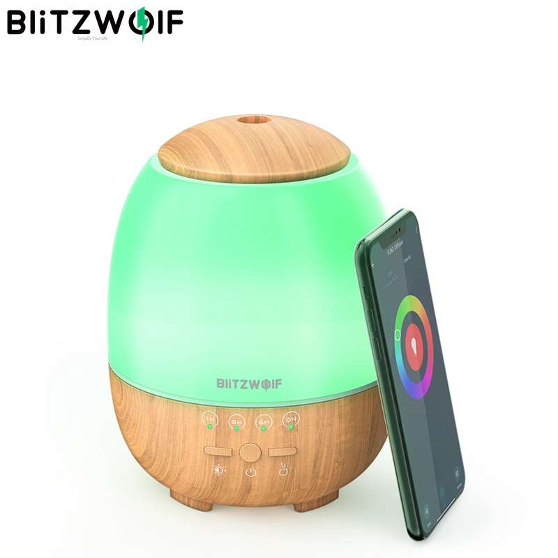 BlitzWolf BW-FUN3 Wi-Fi Essential Oil Diffuser Ultrasonic Aromatherapy Humidifier APP Control