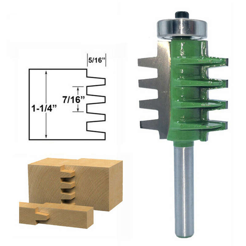 8mm Shank Router Bit Finger Joint Router Bit Woodworking Chisel Cutter For Woodworking