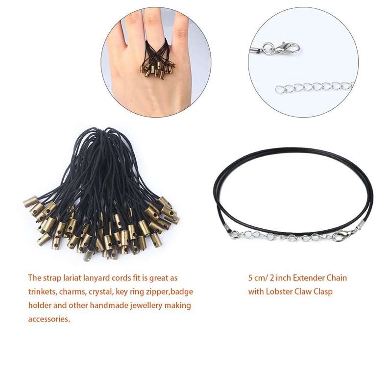 3143Pcs DIY Jewelry Findings Jewelry Making Starter Kit With Open Jump Rings Lobster Clasps, Jewelry