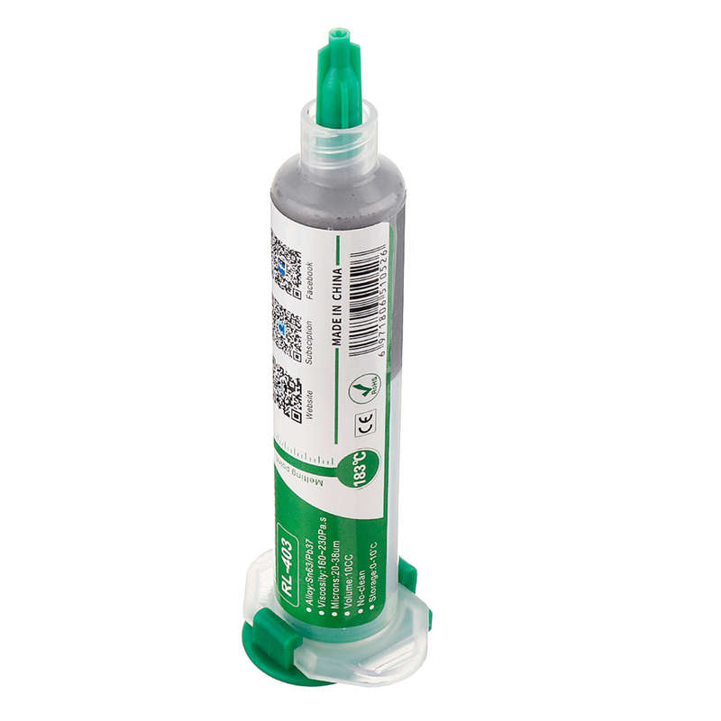 RELIFE High Quality Solder Paste Flux No-clean Soldering Paste RL-403 Solder Tin Sn63/Pb67 20-38um S