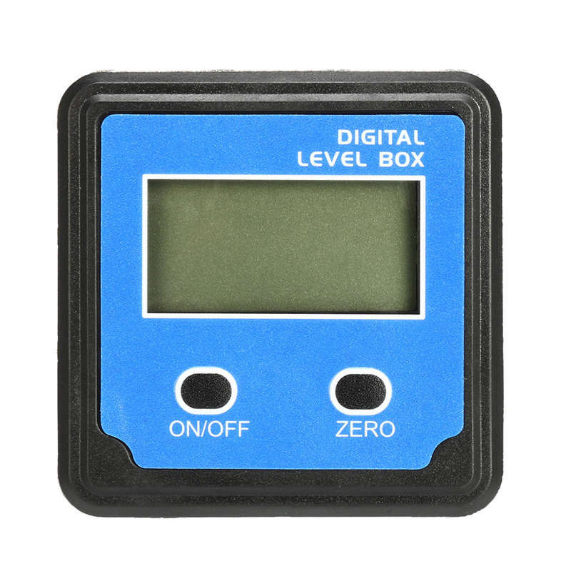 Drillpro 4 x 90 Digital LCD Level Box Inclinometer Angle Ruler Angle Finder Gauge Protractor Magn...