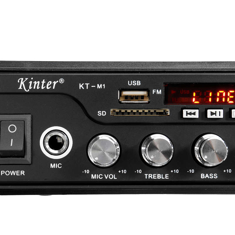Kinter M1 60W Power Amplifier HIFI bluetooth Audio AMP with Remote Co (Plug EU Plug) - Free Shipping