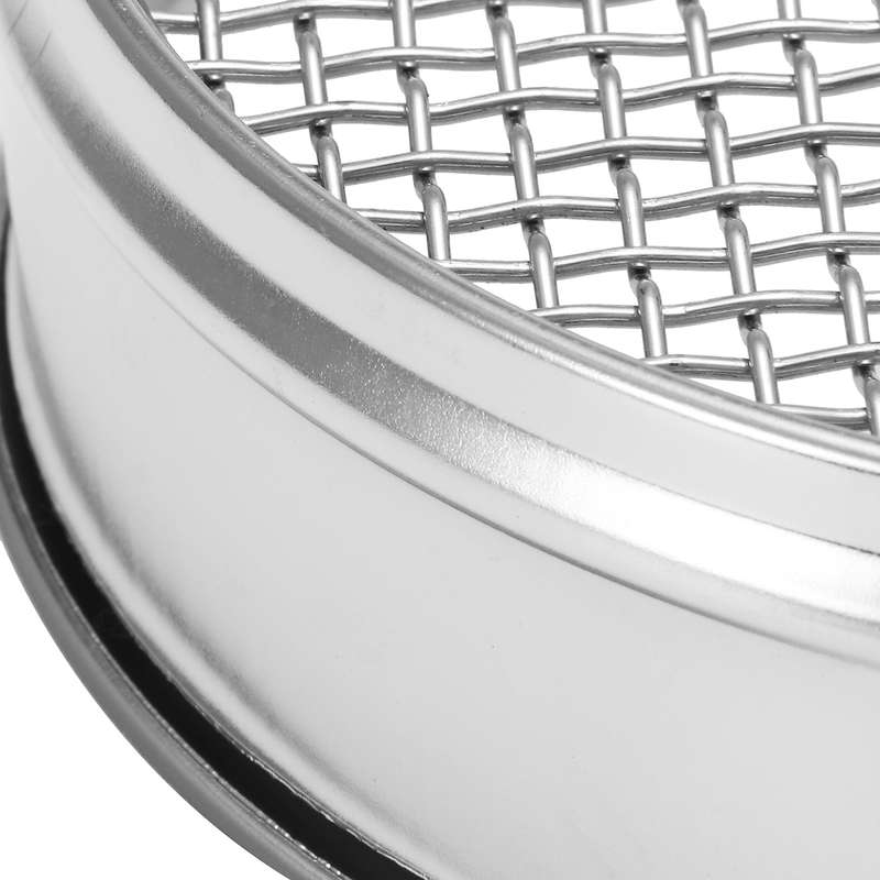 4-100 Mesh 4.75-0.15mm Aperture Lab Standard Test Sieve Stainless Steel Dia20cm...-(Type A)