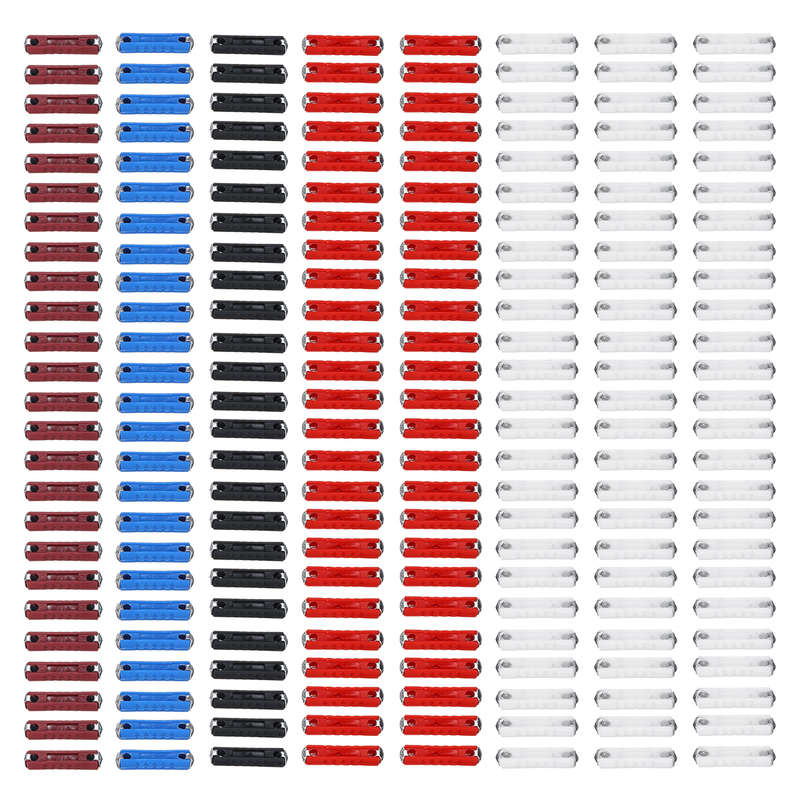 200pcs Car Fuses Kit Ceramic Continental Fuse Torpedo Eastern European Car Fuse