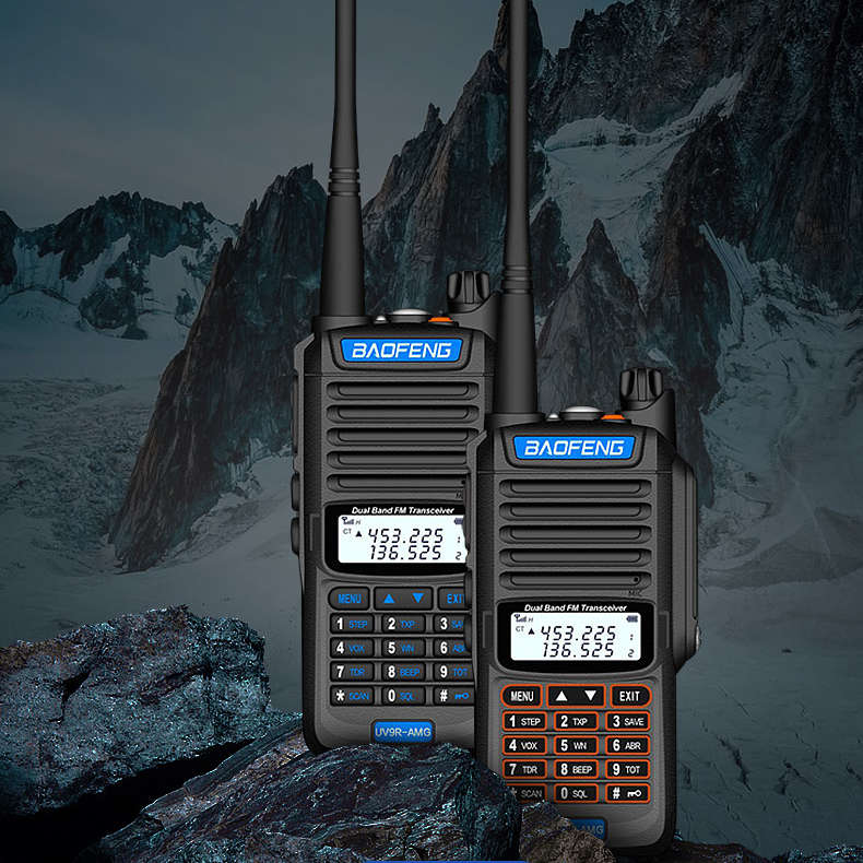 BaoFeng UV9R-AMG EU Plug Radio Walkie Talkies 10W High Power UV Dual Band Walkie Talk (Color Orange)