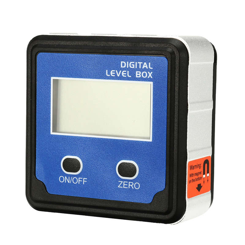 Drillpro 4 x 90 Digital LCD Level Box Inclinometer Angle Ruler Angle Finder Gauge Protractor Magn...