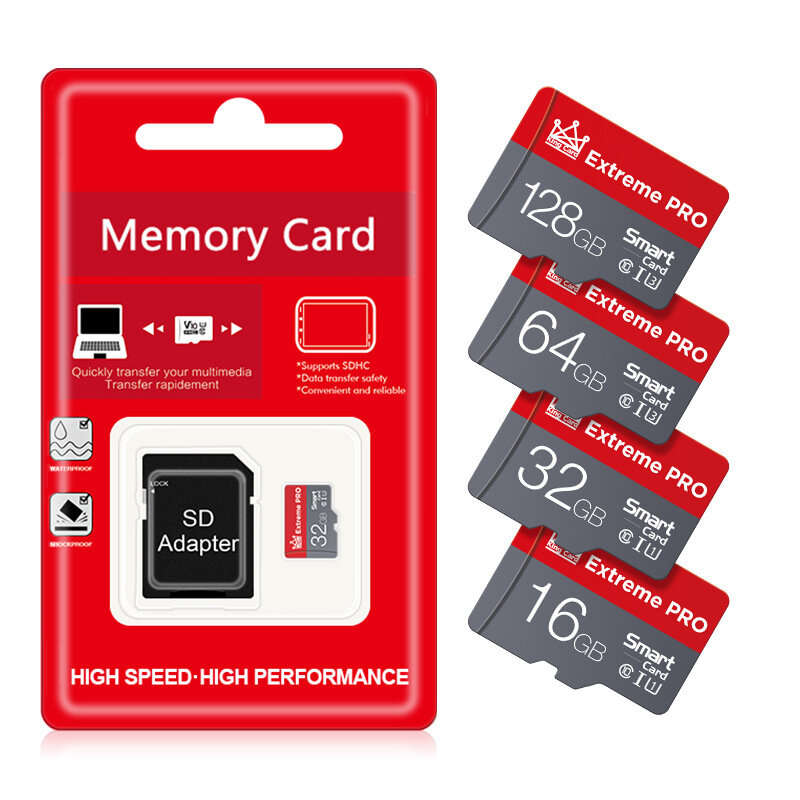 Microdrive 64GB Class 10 TF Memory Card High Speed Micro SD Card Flash Card Smart Card for Phone Cam