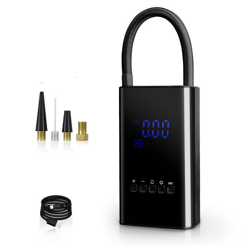 4000mAh Wireless Digital Portable Car Air Pump Mini 12V Tire Inflator Cordless Handheld Air Compress