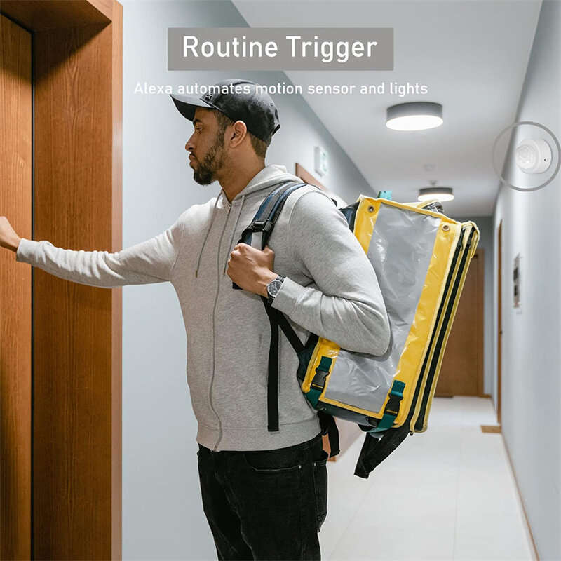Tuya Zigbe Human Motion Sensor Smart Home Mini PIR Motion Sensor Infrared Detector Security Smart Li