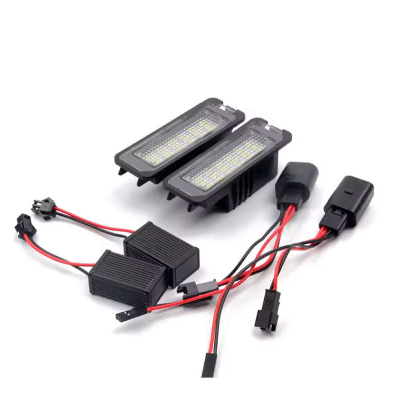 2PCS 12V LED License Plate Lights White Light 1K8943021 3D0943021A 3C5943021 1J6943021B for Volkswag