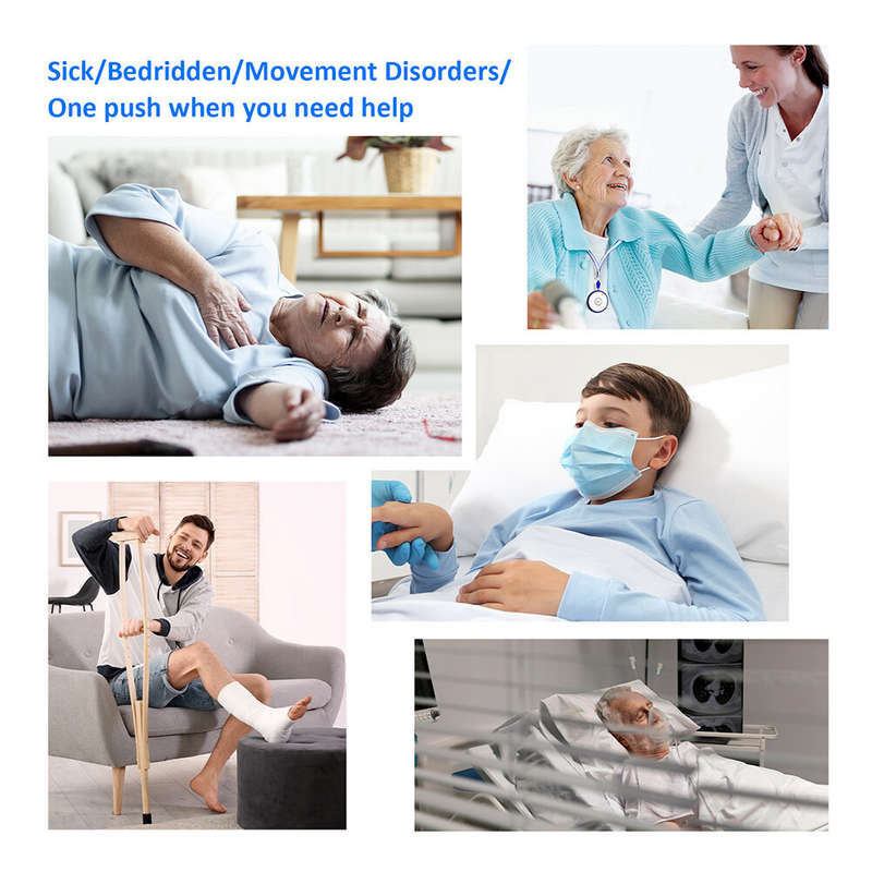 CF101W Tuya WiFi Emergency Alarm Button Rechargeable Elderly Emergency Panic Button Old Man Personal