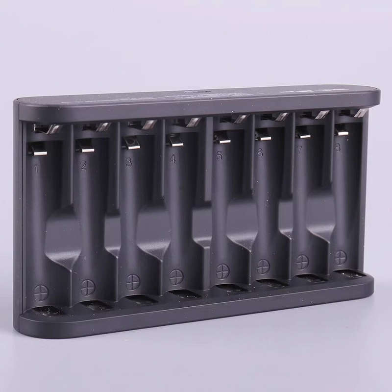 ISDT A8 Air Battery Charger 8 Bay AA AAA Smart Battery Charger Max 27W Wireless Operation for Rechar