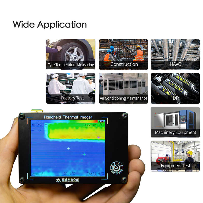 MLX90640 Infrared Thermal Imaging DIY Thermal Imager Temperature Sensor Electronic Maintenance Equip