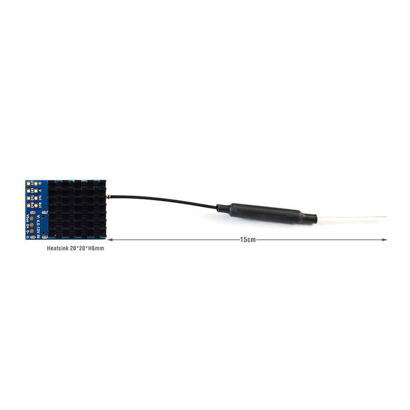 Mateksys MR24-30 mLRS (MAVLink long range system) firmware MAVLink 30dBm RF power 2.4GHz Receiver fo