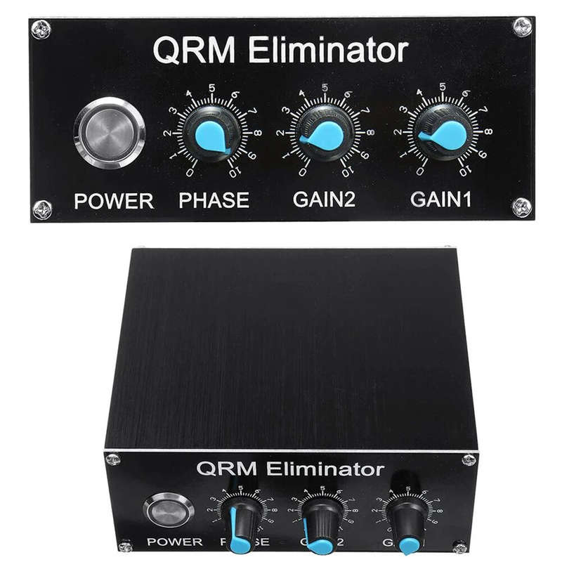 QRM Eliminator X-Fase HF Bands Second Generation 1-30 MHz Adjustable Canceller with Integrated PTT C
