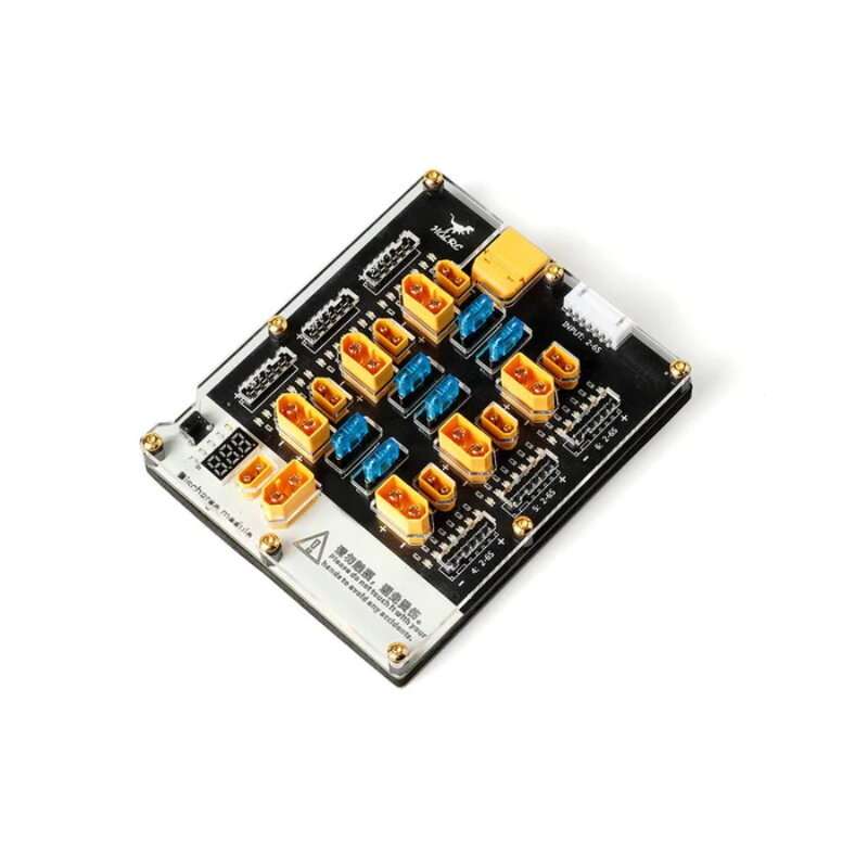 HGLRC Thor 6 Port Lipo Battery Balance Charger Board Pro 40A XT60 XT30 Plug 2-6S Integrated with Lip