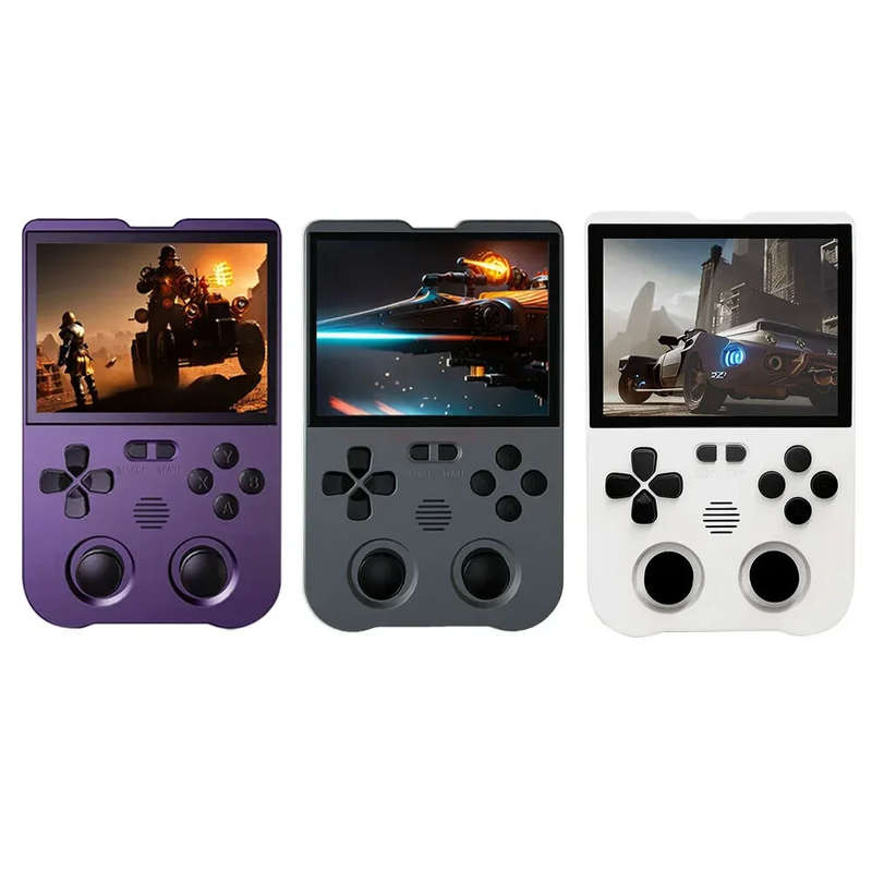Coopreme XU10 128GB Arcade Games Player 3.5-inch IPS LINUX RK3326S 64bit A35 Handheld Game Console w