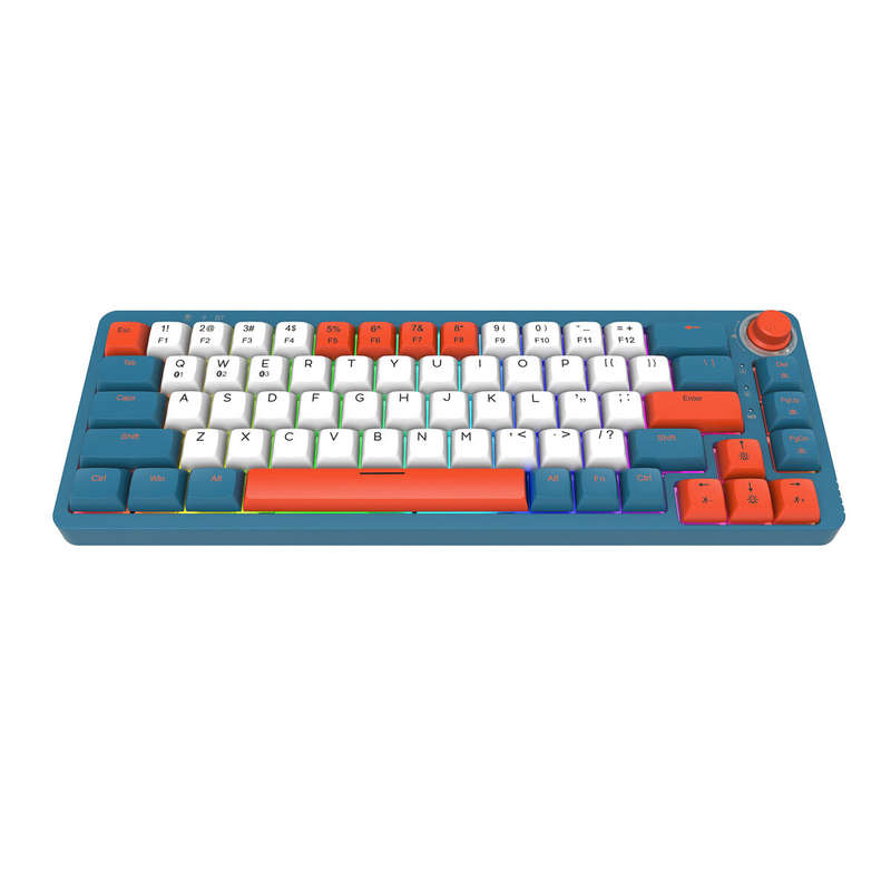 GAMAKAY LK67 Mechanical Keyboard 67 Keys RGB Gateron Switch Hot Swappable 65% Programmable Triple Mo