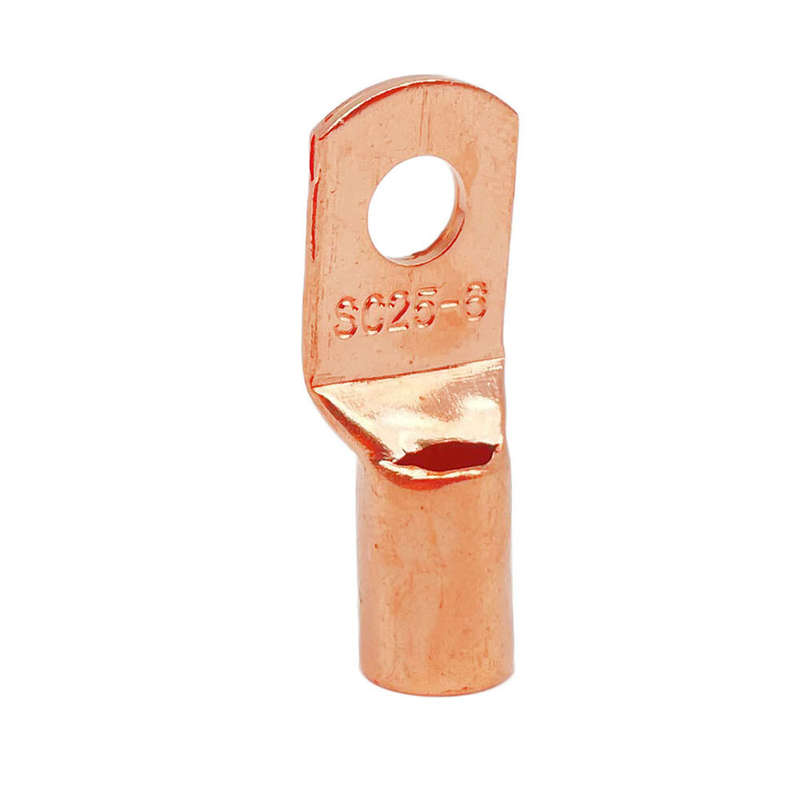 60PCS/box AWG American Standard Copper Nose SC6-25 Series Round Cold-pressed Terminal Connector Copp