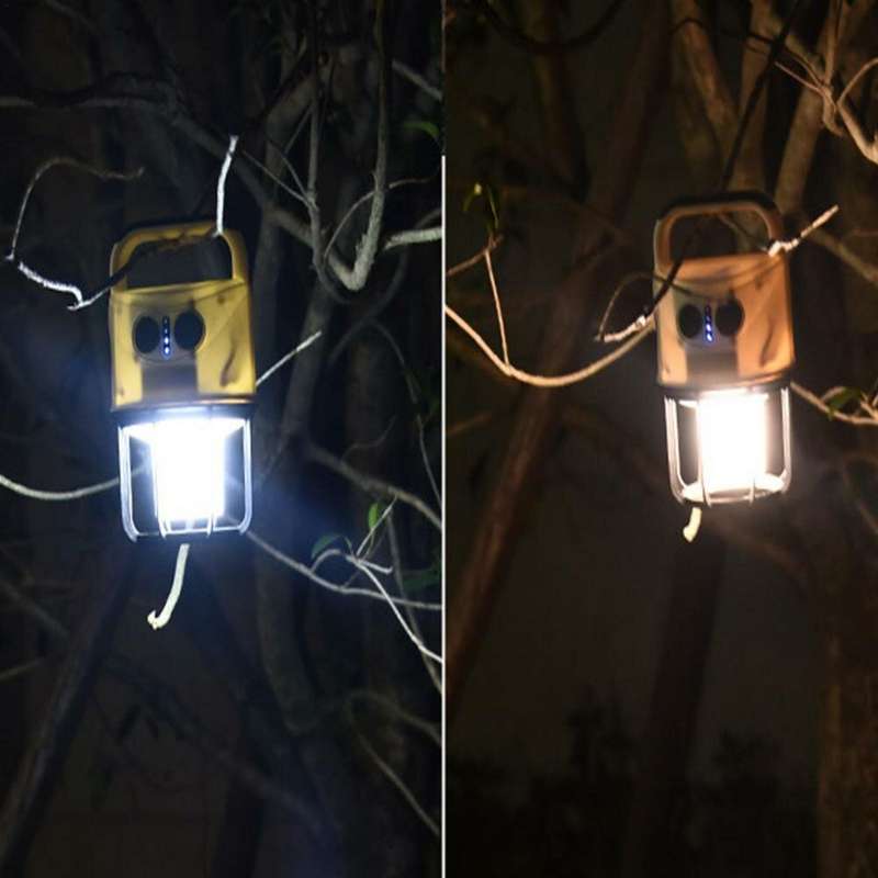 Waterproof Camping Lights LED Lamp Portable Lantern Flashlight With 6 Light Modes For Outdoor Campin