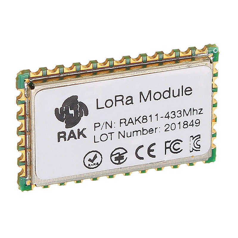 RAK811 LoRa Module SX1276 Wireless Communication Spread Spectrum WiFi 3000 Meters Support LoRaWAN Pr