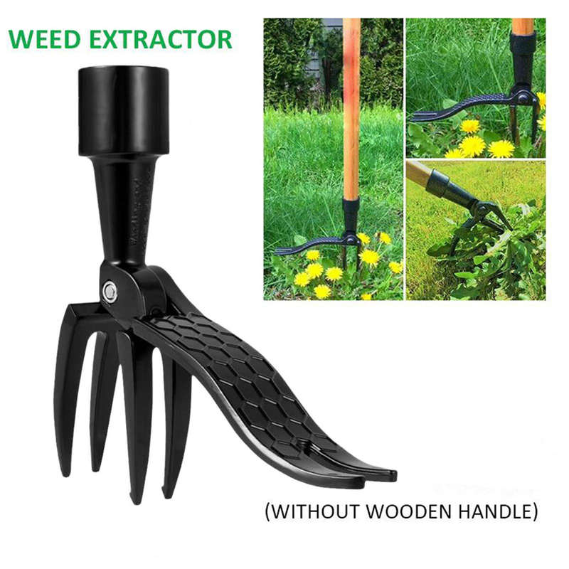 Claw Weeder the Stand Up Weed Puller Tool Root Remover Replacement Foot Garden Pedal Metal Outdoor W