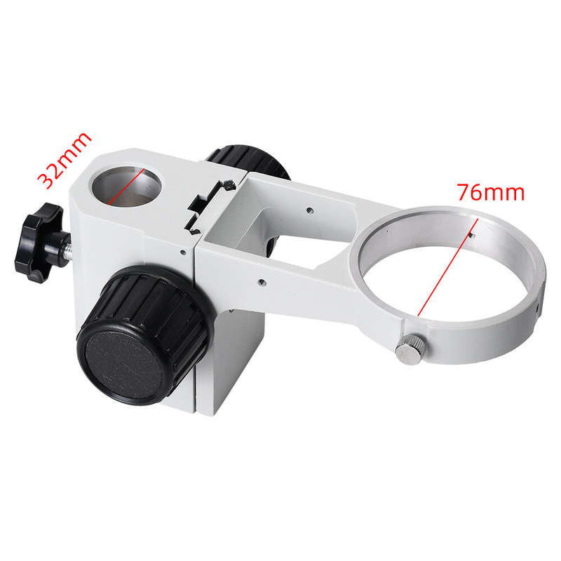 HAYEAR Articulating Arm Clamp Microscope Bracket 76mm 50mm Focusing Holder For Stereo Microscope Mon