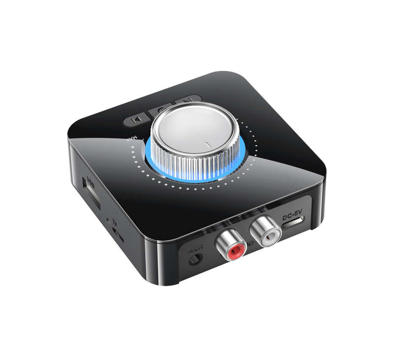 Bakeey M5 Digital Display bluetooth V5.0 Audio Transmitter Receiver Wireless 3.5mm Aux / 2RCA Audio