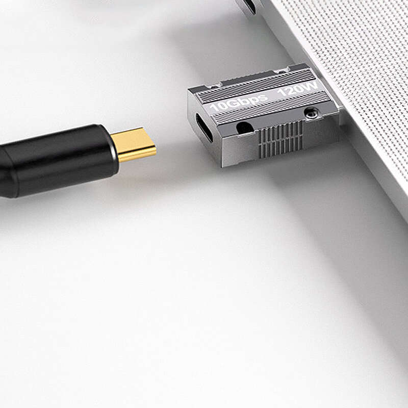 120W Type-C to USB3.0 OTG Adapter 10Gbps High-speed Transmission USB Male to Type-C Female Connector