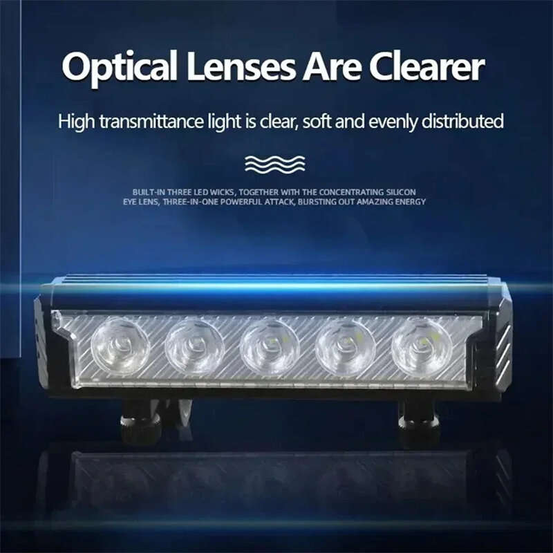 BIKIGHT 2800Lm Super Brightness Bike Headlight 6600mAh Battery Anti-glare Design Waterproof 5 Light