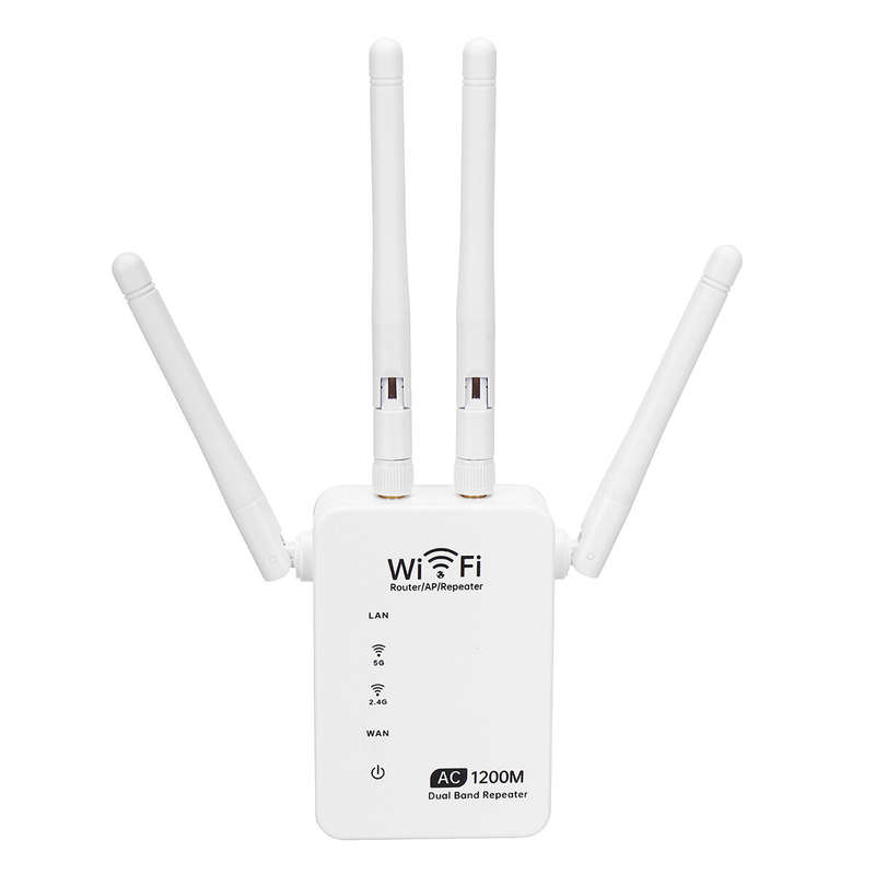 1200Mbps Repeater Wifi Amplifier 5G/2.4ghz Gigabit Router Extender Booster Repeater WiFi Range Exten
